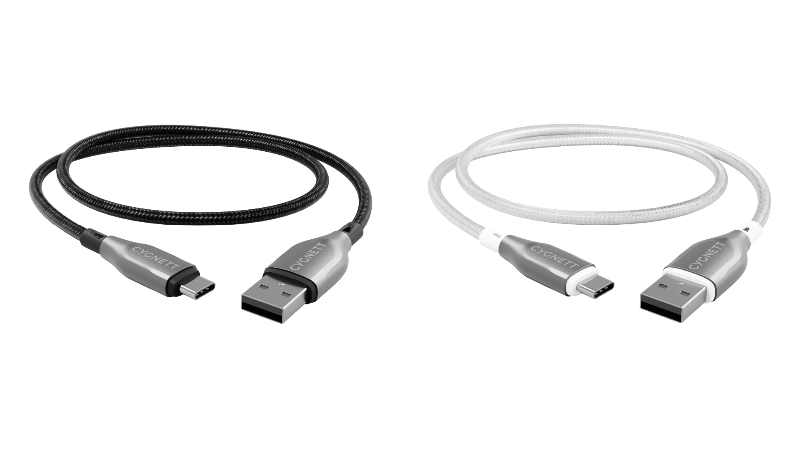 Cygnett 1metre Armoured Cable USB-C to USB-A 