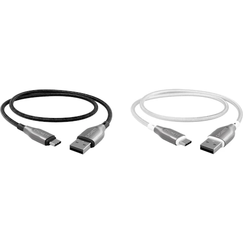 Cygnett 1metre Armoured Cable USB-C to USB-A