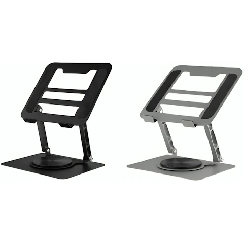 Ergonomic Adjustable 10-17inch Laptop Stand with 360 Rotating Base