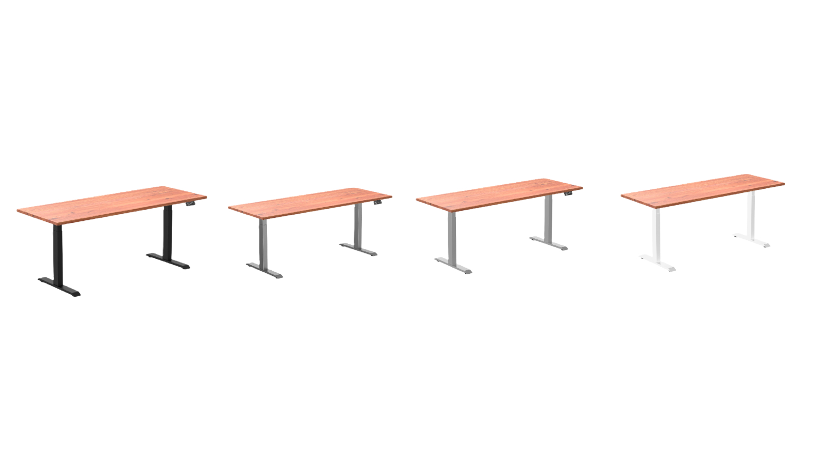 Desky Red Cedar Dual Softwood Sit Stand Desk