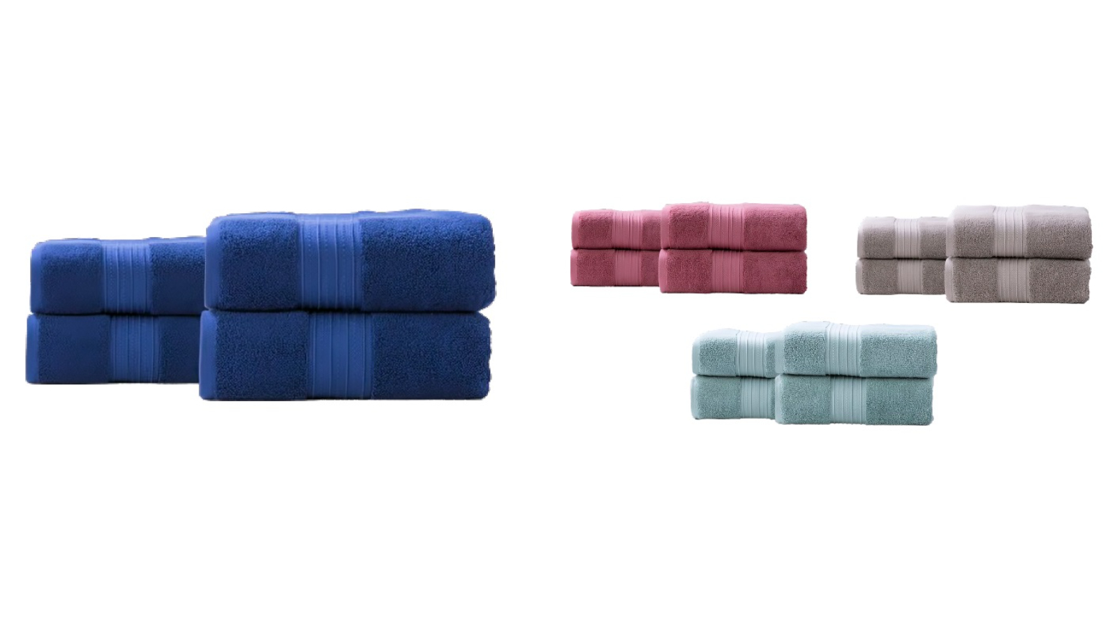 Renee Taylor Pack of 4 Brentwood 650gsm Low Twist Towel