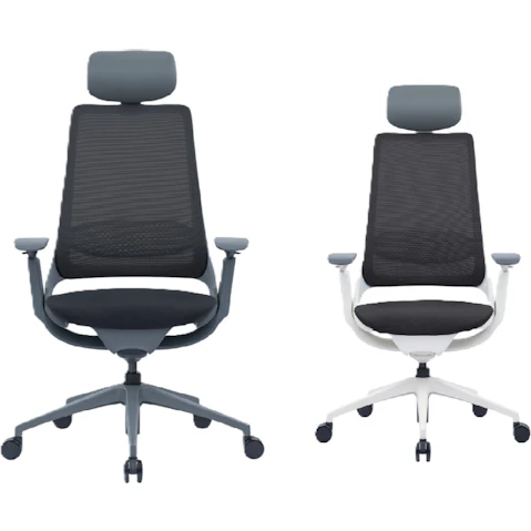 Desky Pulse Supportive Desk Chair with Headrest