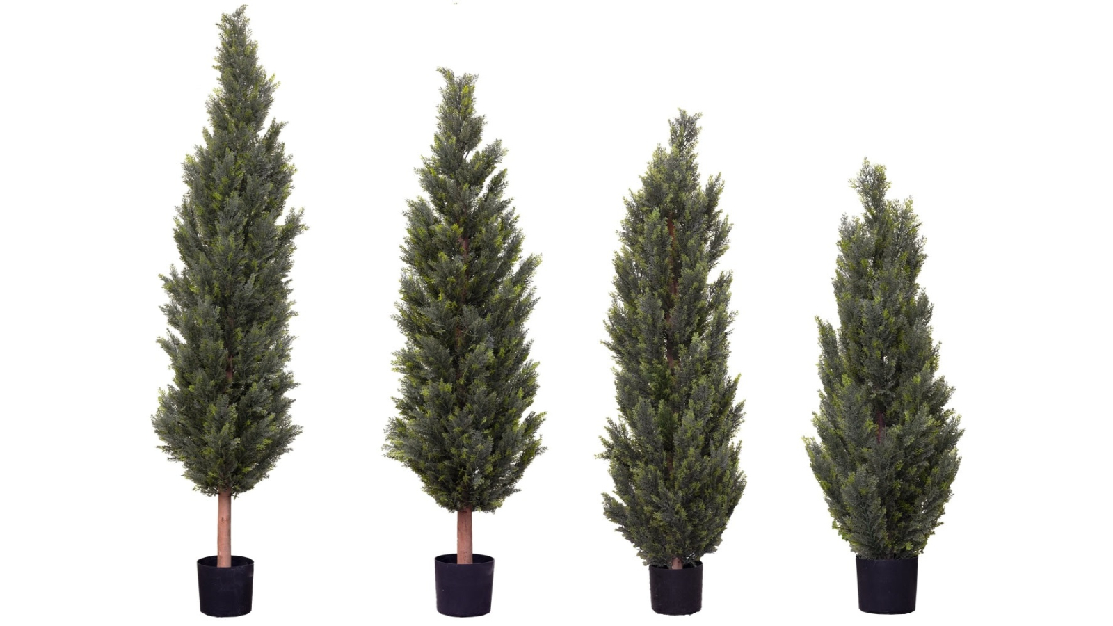 Glamorous Fusion Green Cypress Pine Artificial Plant Tree in Pot