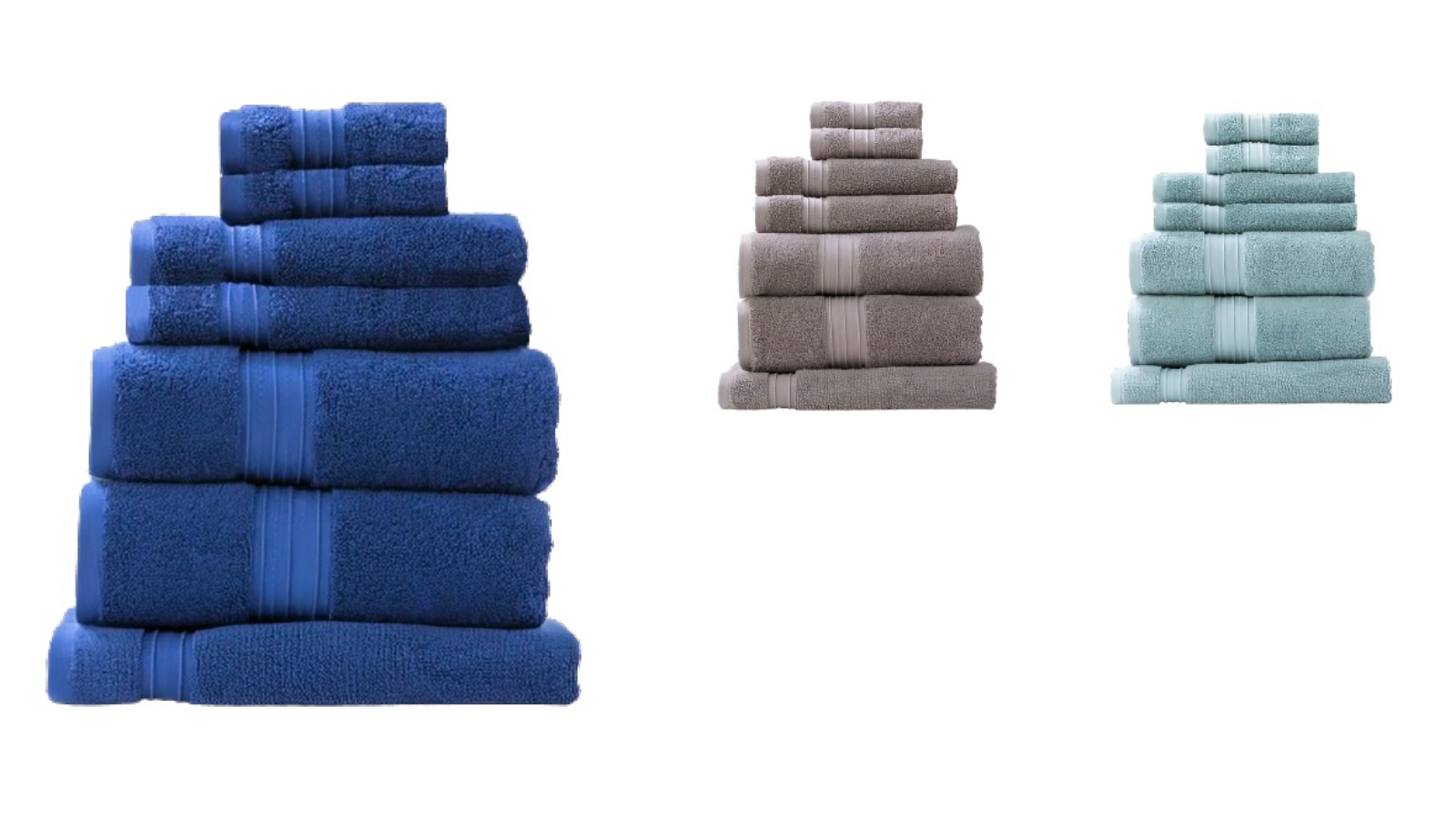 Renee Taylor 7 Piece Brentwood 650gsm Low Twist Towel