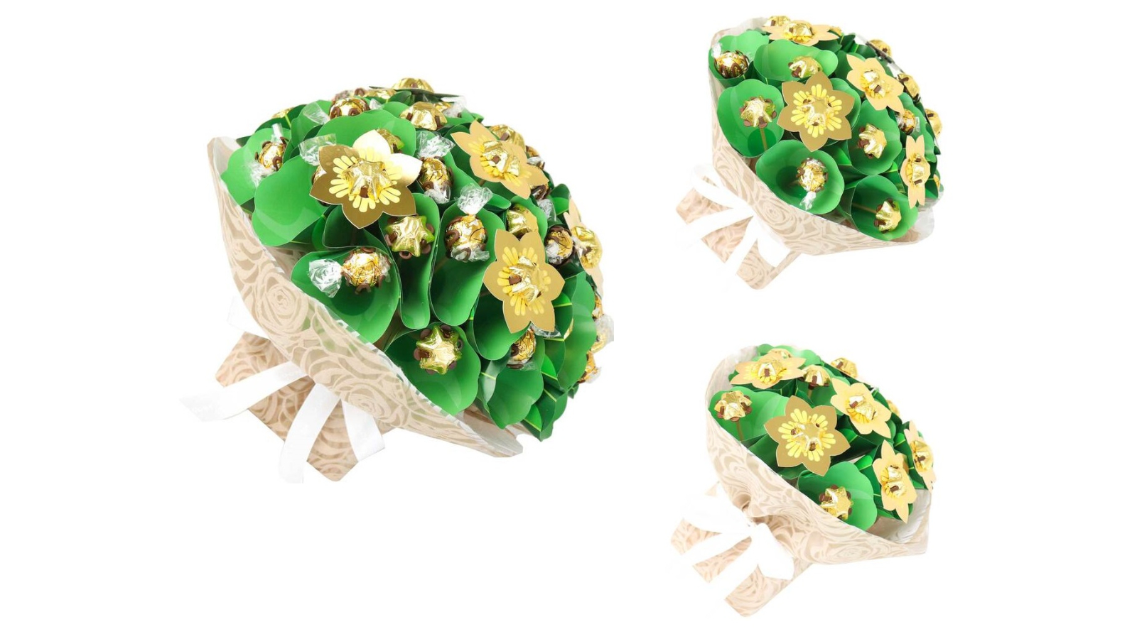 Edible Blooms Golden Flower Bouquet
