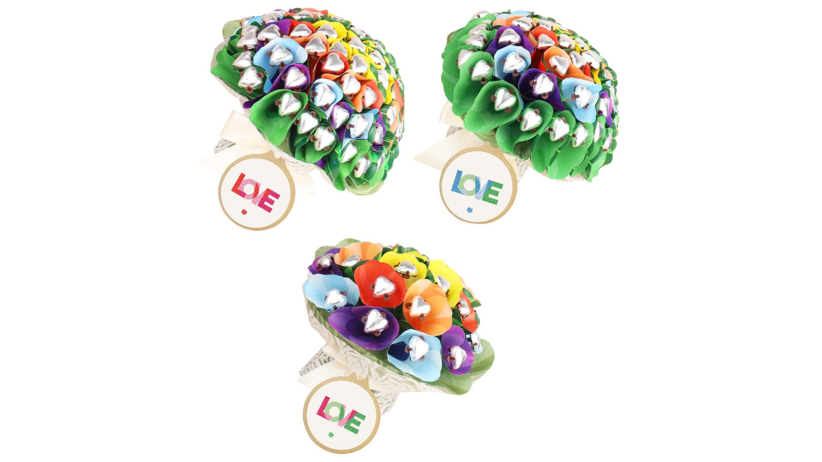 Edible Blooms Rainbow Chocolate Bouquet