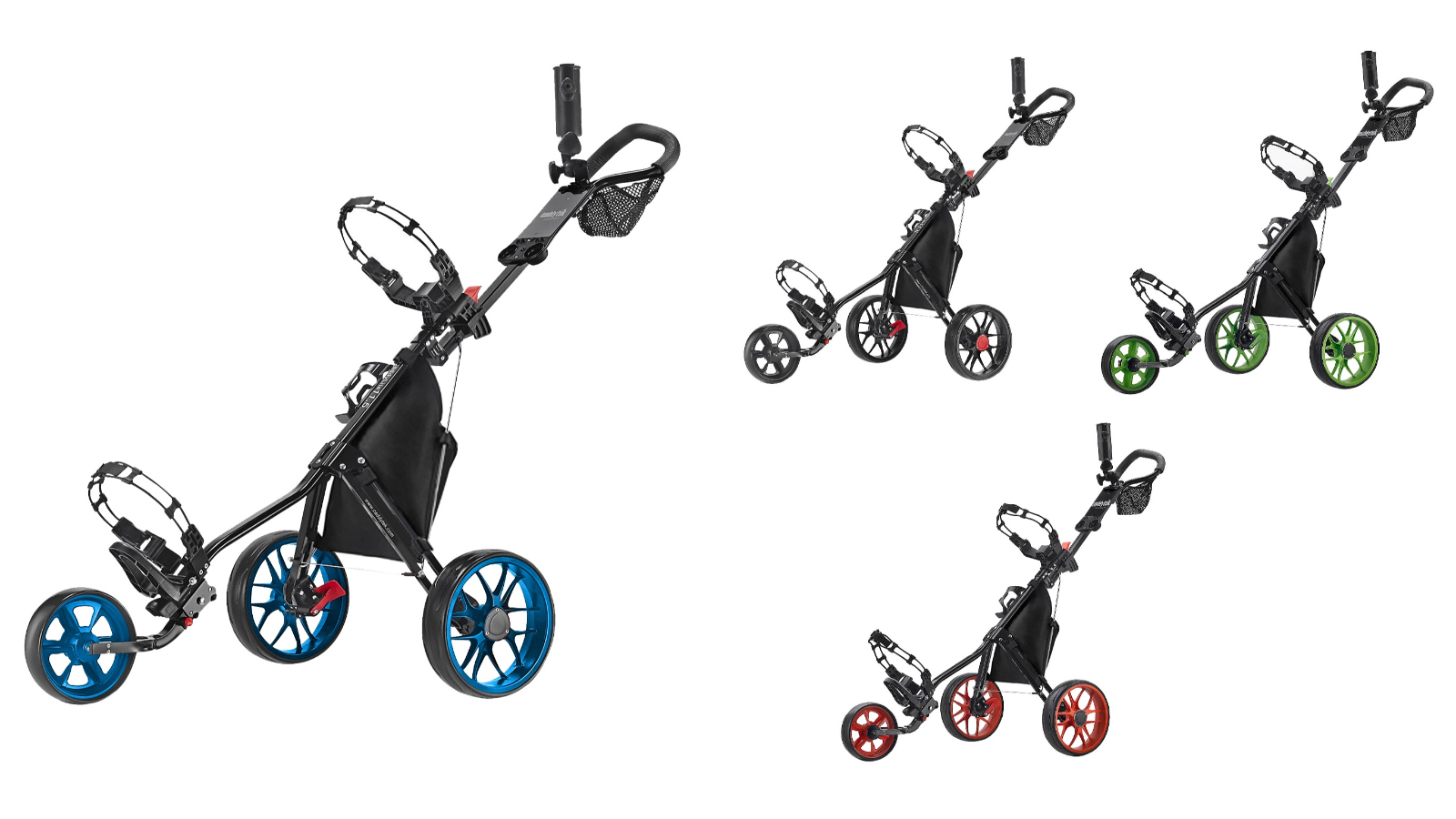 CaddyTek 11.5 v3 SuperLite Deluxe 3-Wheel Golf Buggy