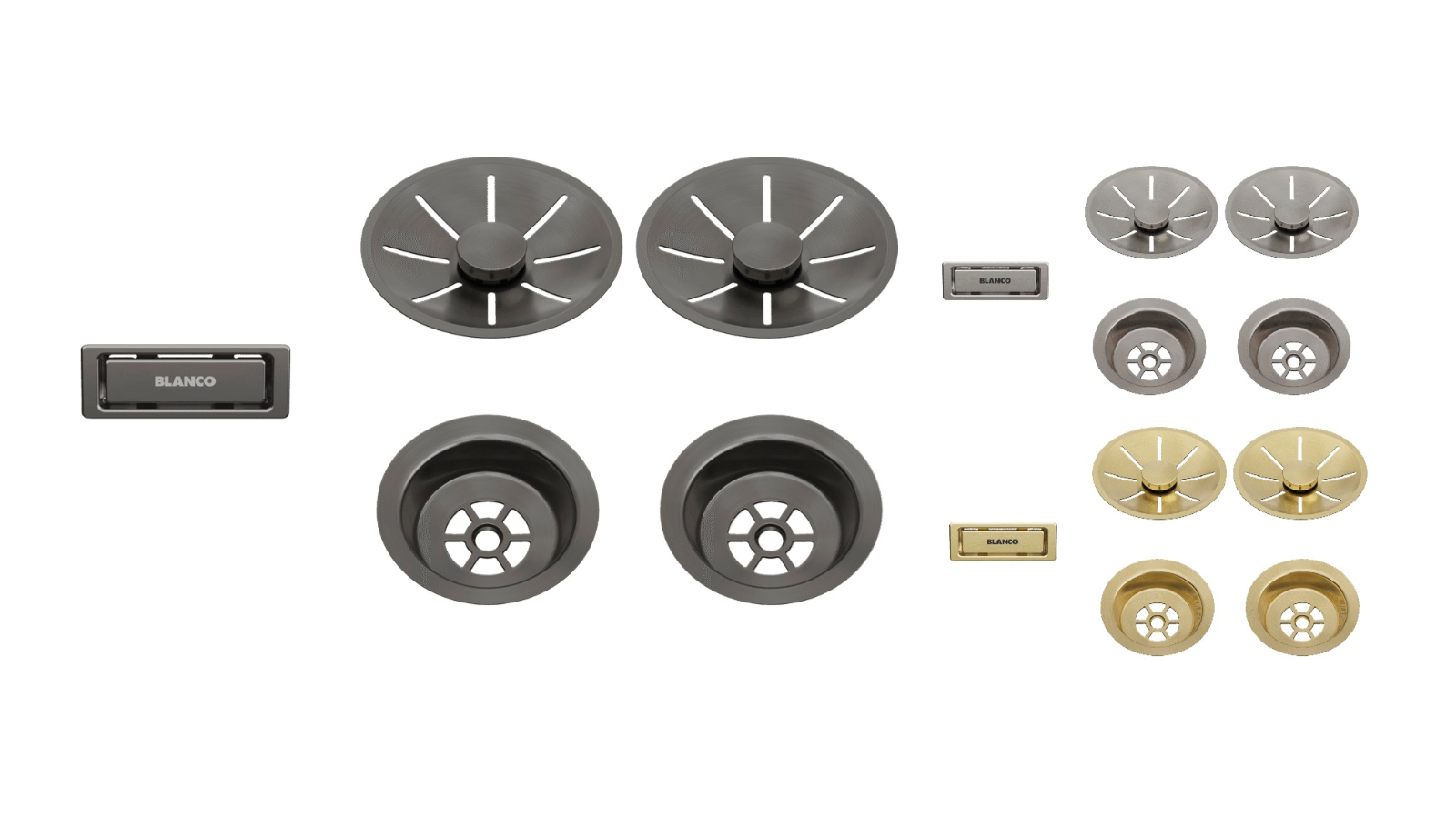 Blanco InFino Waste and Overflow Double Drain Set