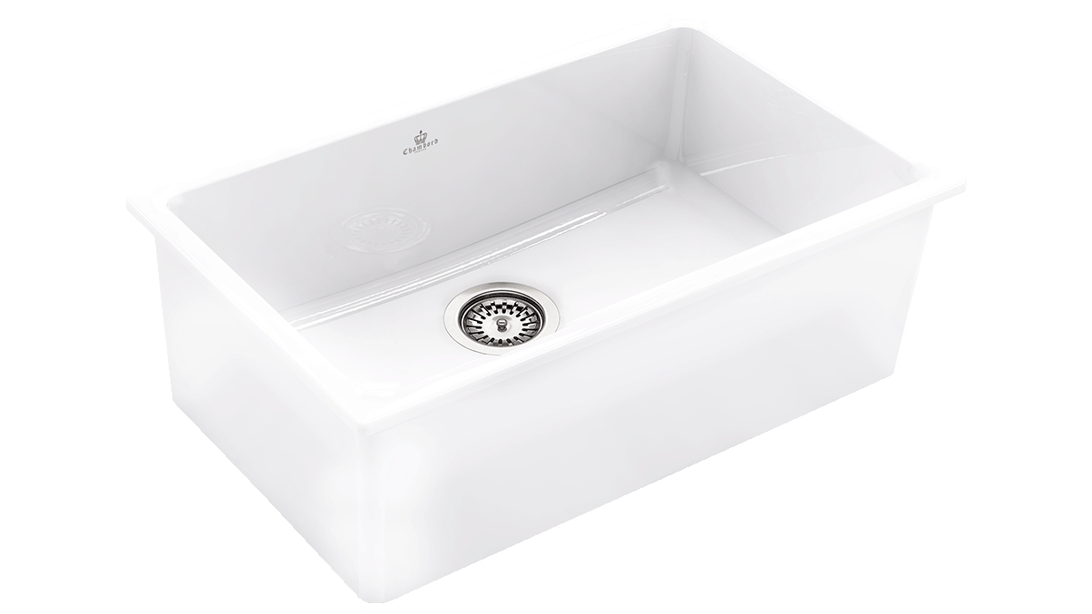 Chambord Constance IV Fireclay Sink - White