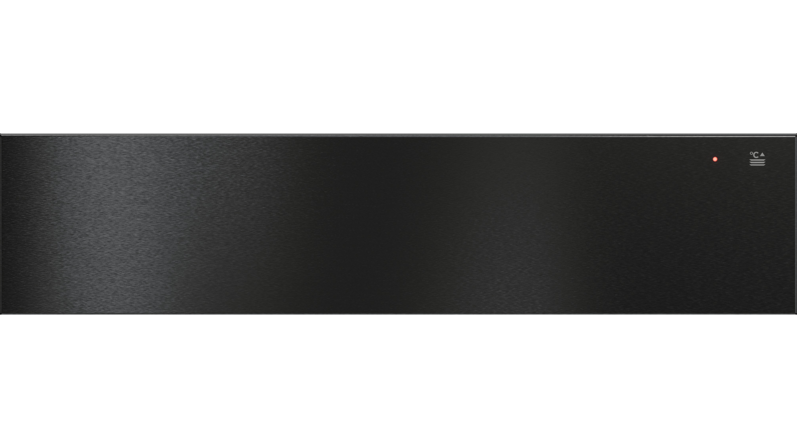Asko 14cm Built-in Warming Drawer - Black Steel