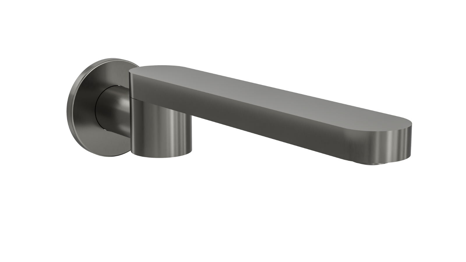 Linsol Corsica S2 Swivel Wall Spout - Gunmetal