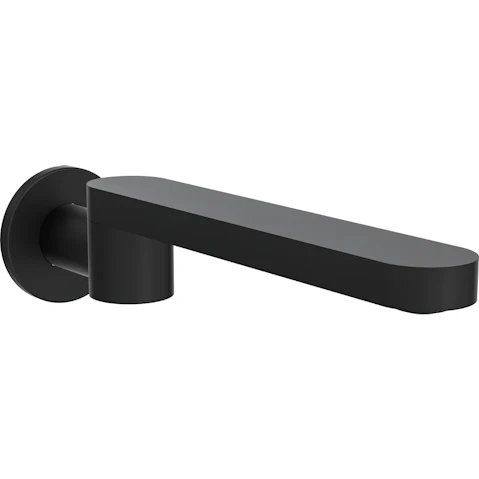 Linsol Corsica S2 Swivel Wall Spout - Matte Black
