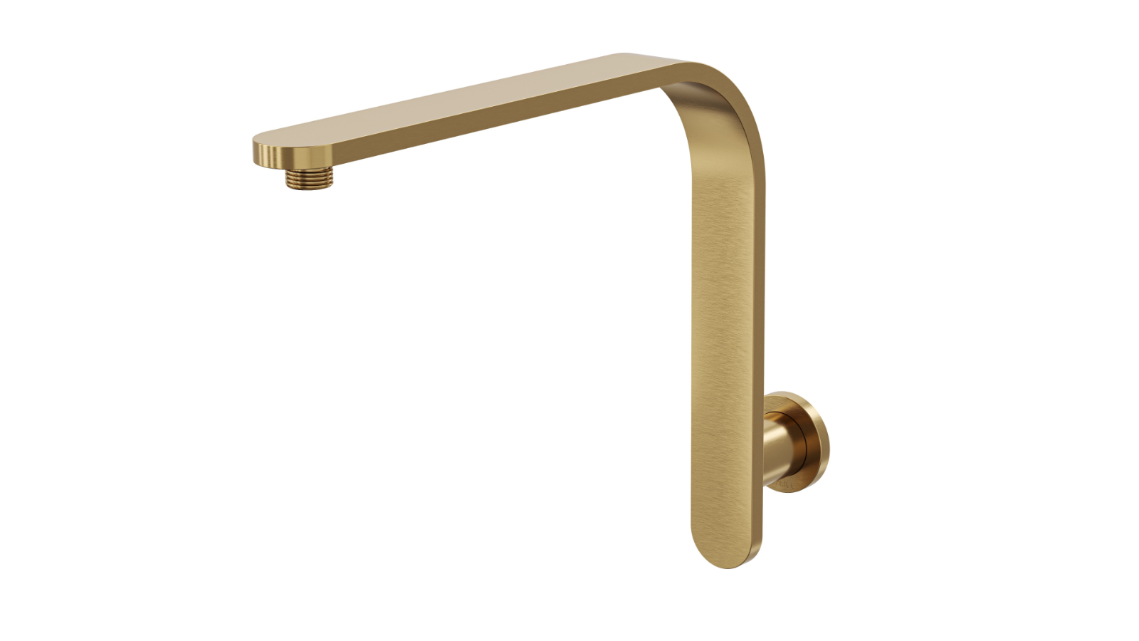 Linsol Corsica Upswept Wall Arm - Brushed Brass