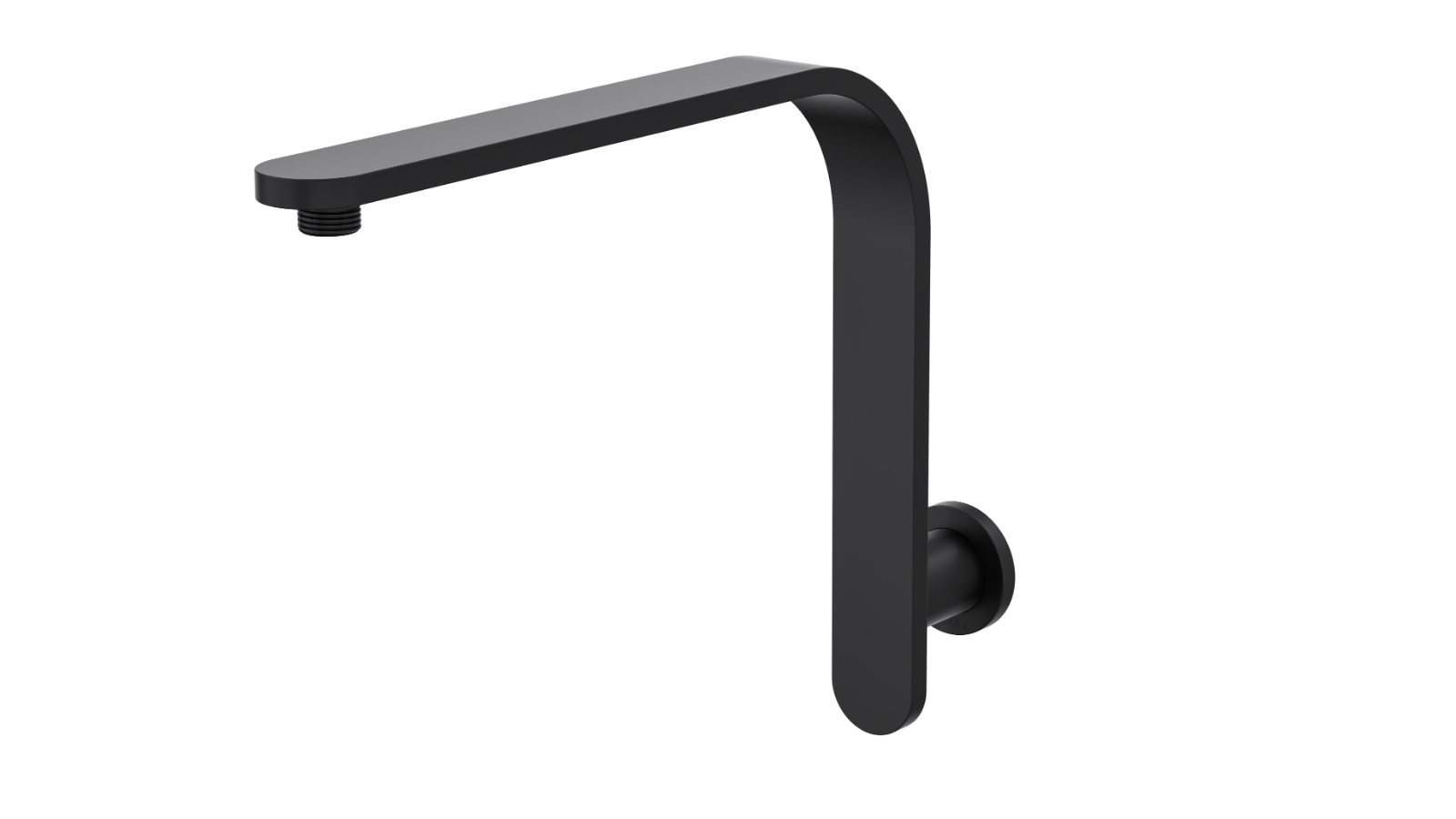 Linsol Corsica Upswept Wall Arm - Matte Black