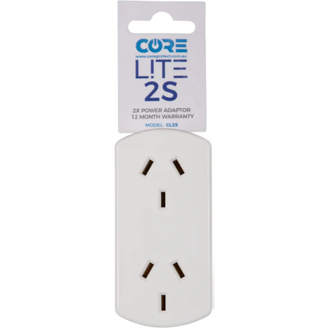Thor Core Lite 2S Vertical Double Adaptor - White