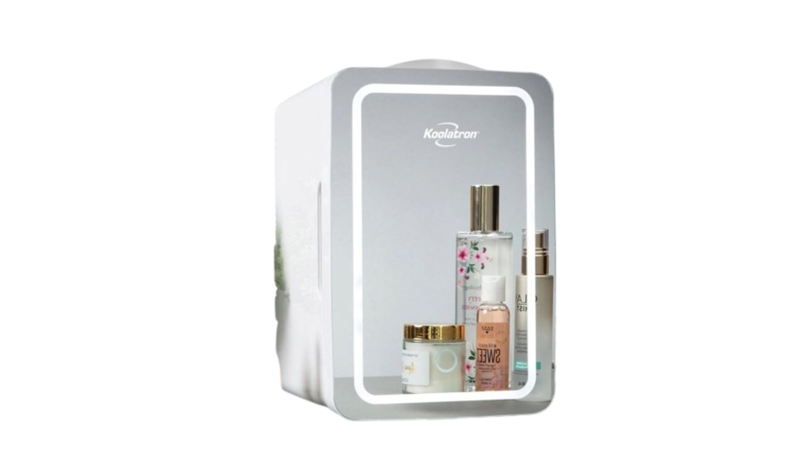 Koolatron Cosmetic Mini Fridge with LED Mirror - 6L