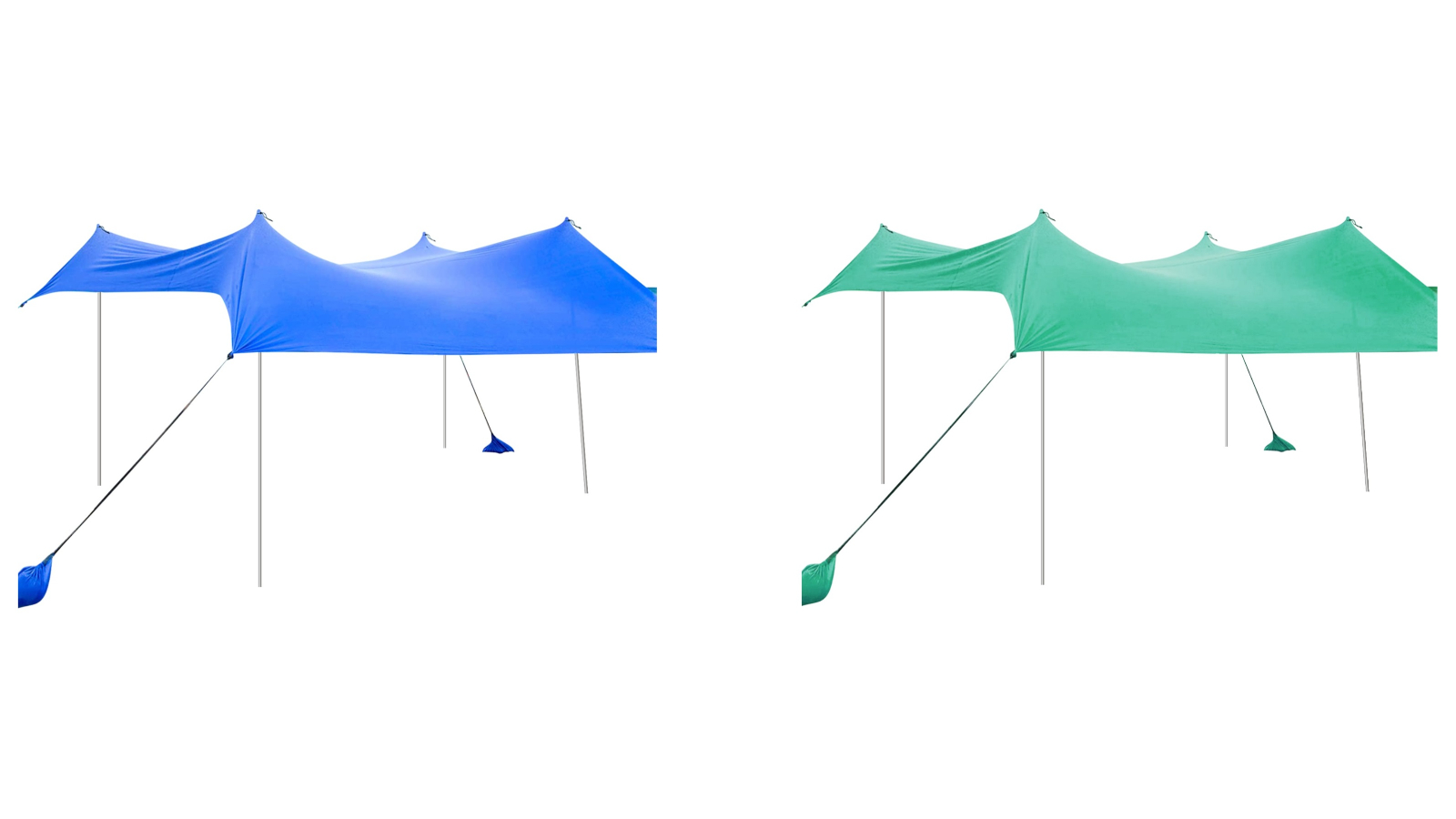 Costway 3-4 Adult Beach UPF50+ Sunshade Canopy