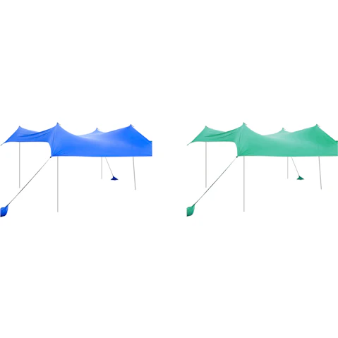 Costway 3-4 Adult Beach UPF50+ Sunshade Canopy