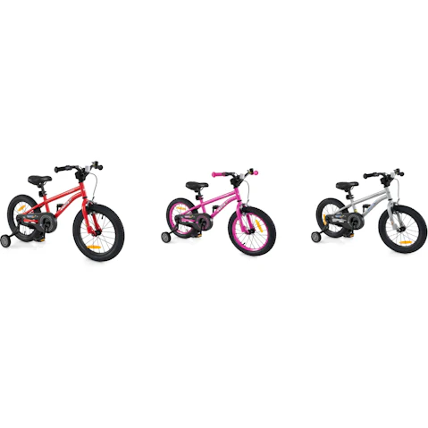 Costway Dual-Brake System Bicycle with Adjustable Height and Training Wheel
