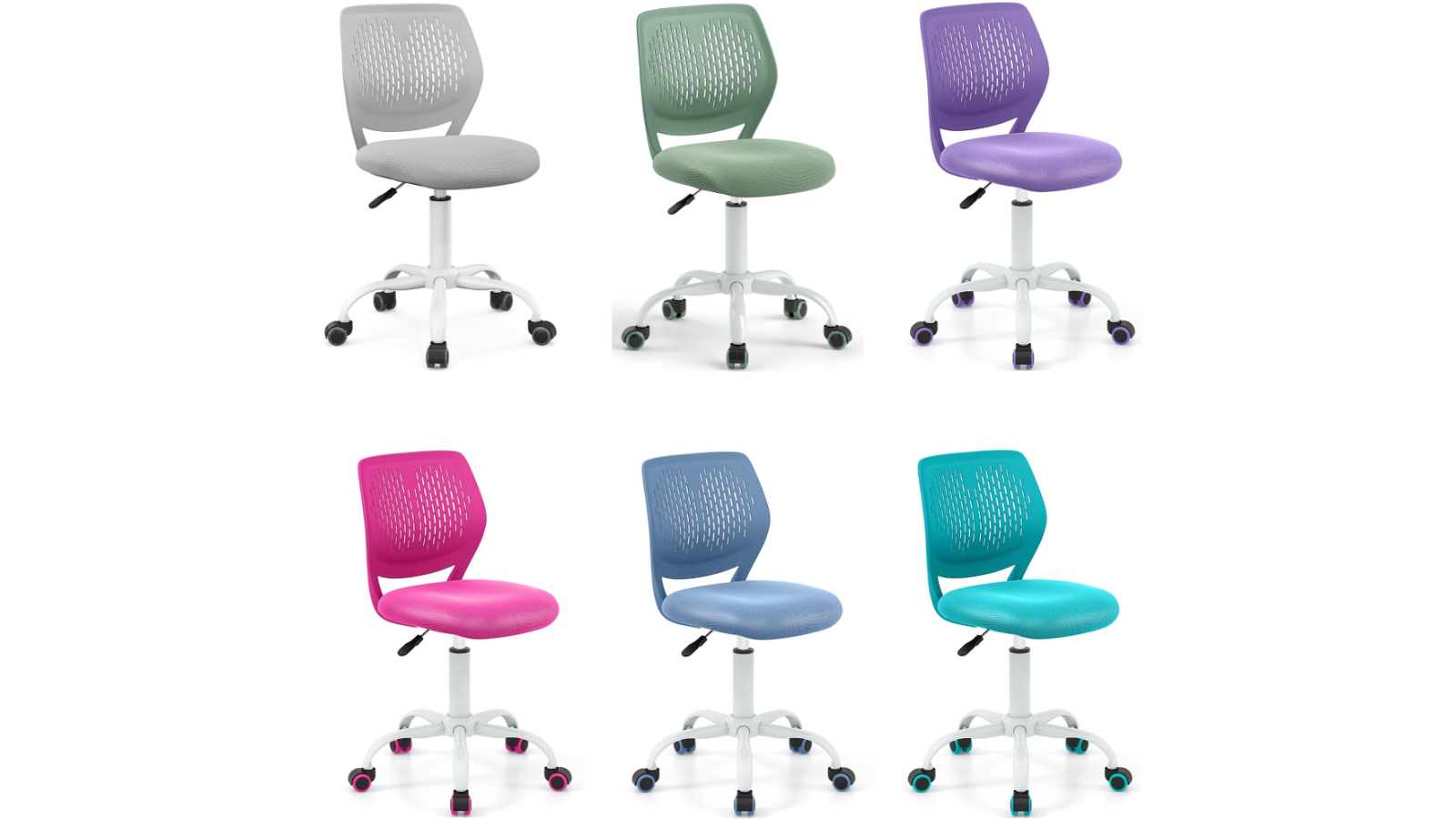 Costway Ergonomic Swivel Chair with Adjustable Height