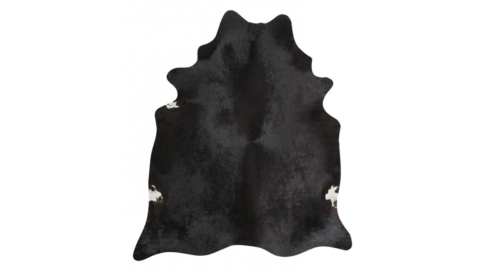 The Weave Studio Cow Hide Brazilian Cowhide Black Rug - 200 x 150cm