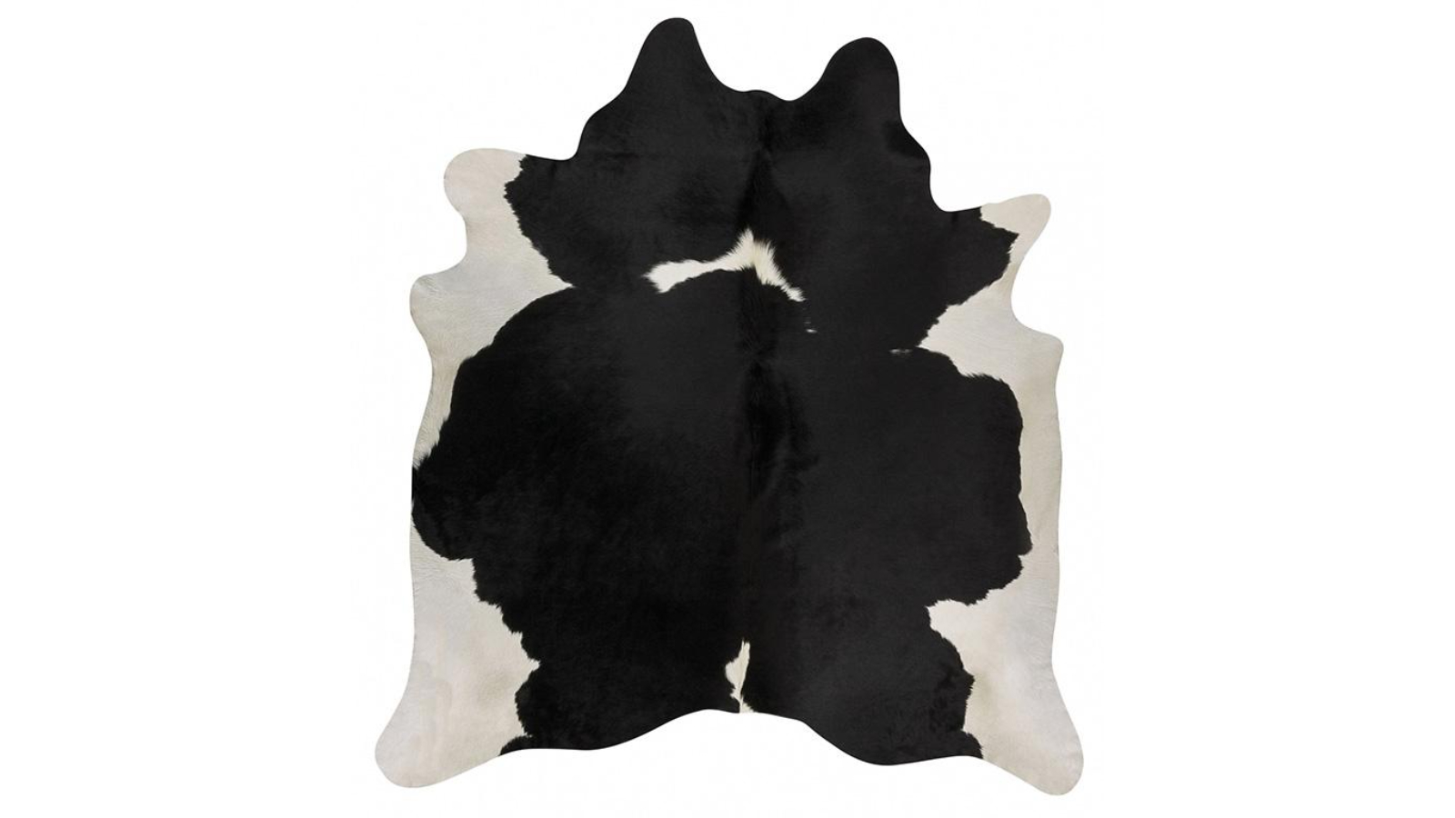 The Weave Studio Cow Hide Brazilian Cowhide Black White Rug - 200 x 150cm