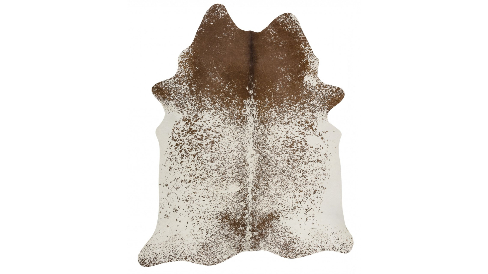 The Weave Studio Cow Hide Brazilian Cowhide Salt Pepper Brown Rug - 200 x 150cm