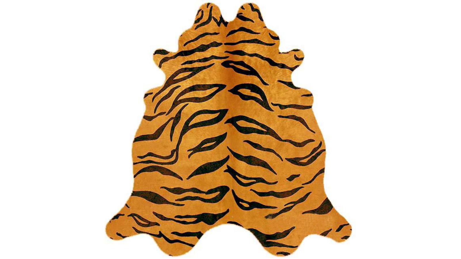 The Weave Studio Cow Hide Brazilian Cowhide Tiger Rug - 200 x 150cm