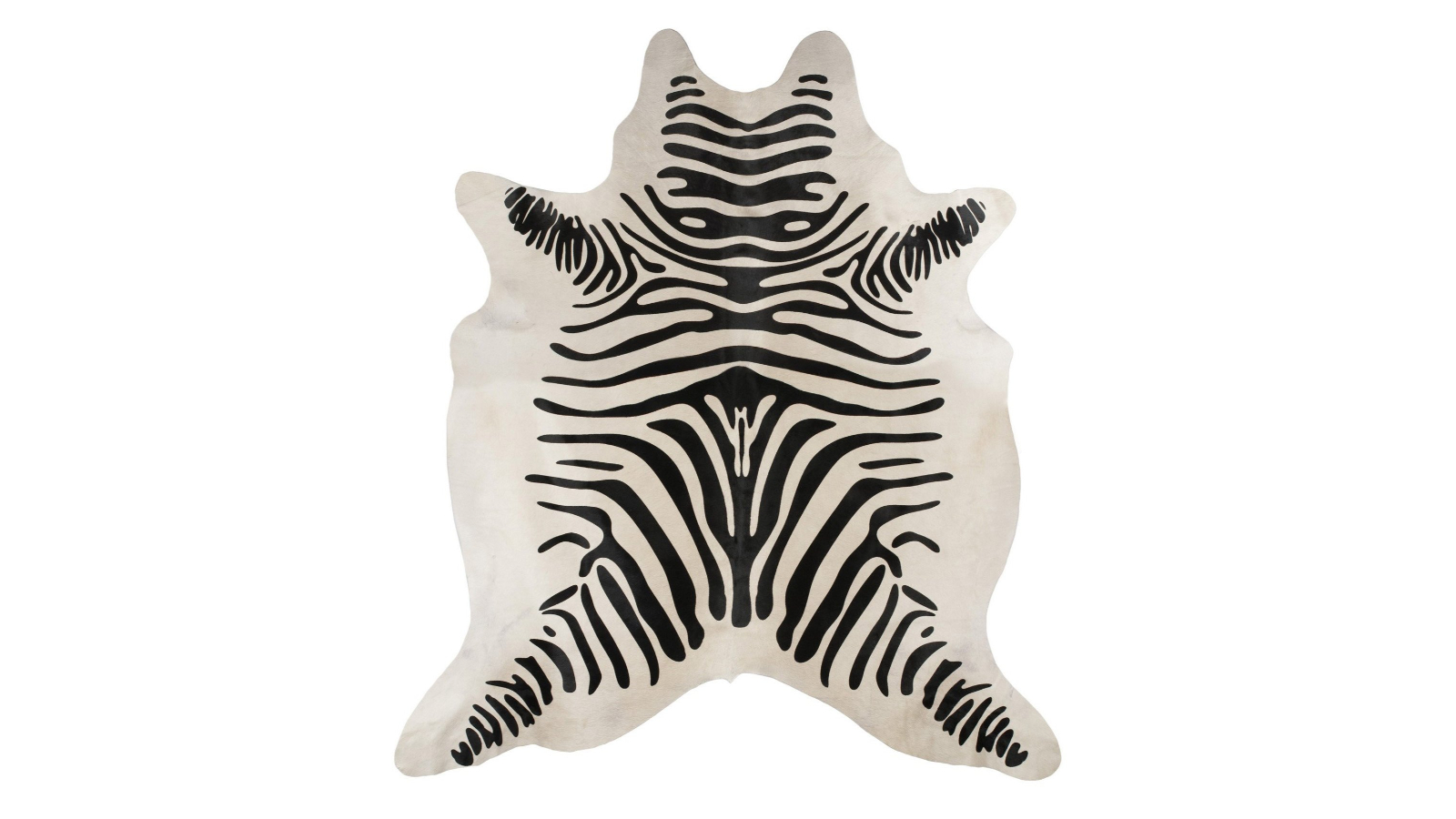 The Weave Studio Cow Hide Brazilian Cowhide Zebra Rug - 200 x 150cm