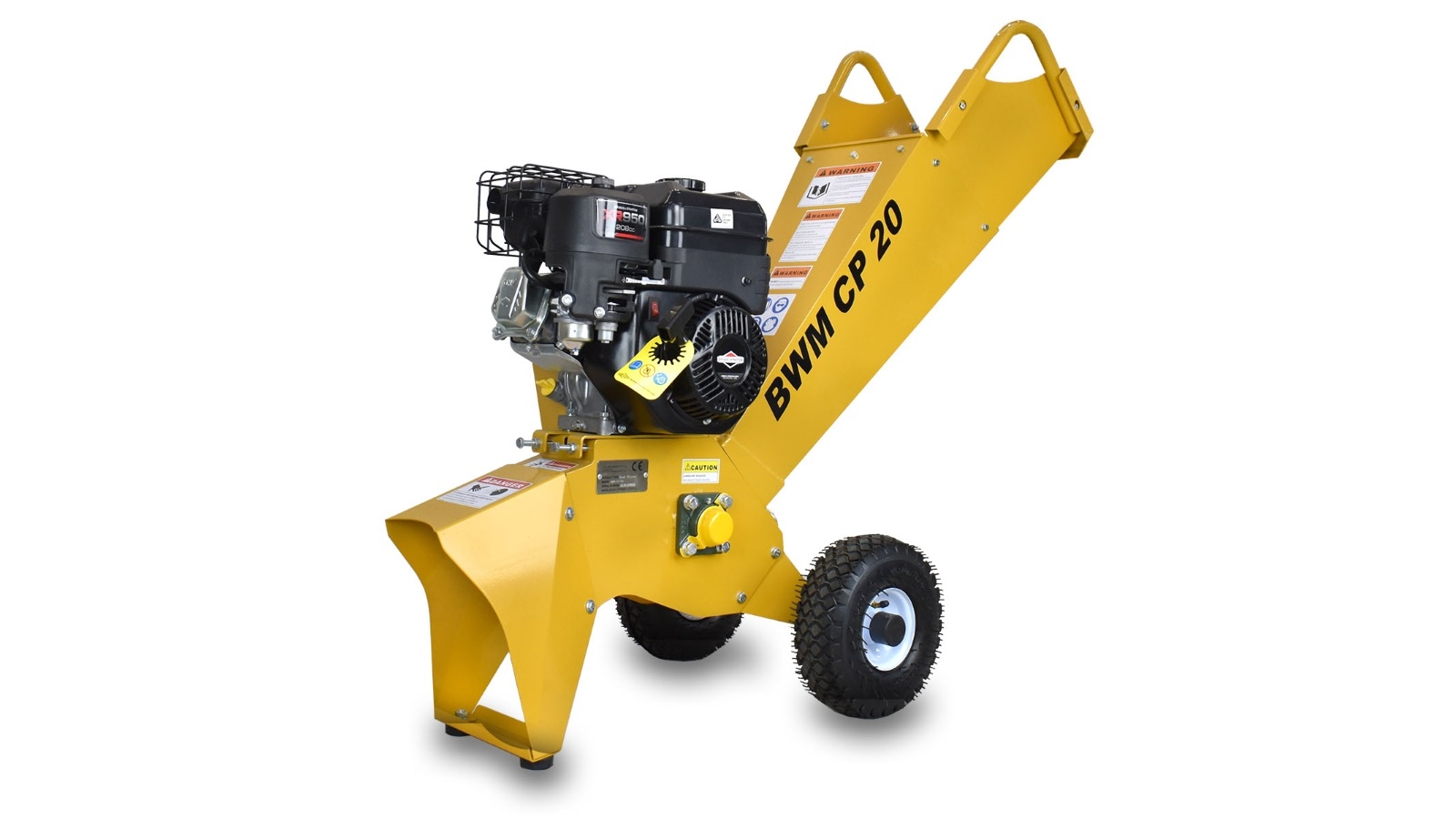 BWM Self Feeding Wood Chipper Shredder - Briggs & Stratton 6.5HP Engine (CP20)