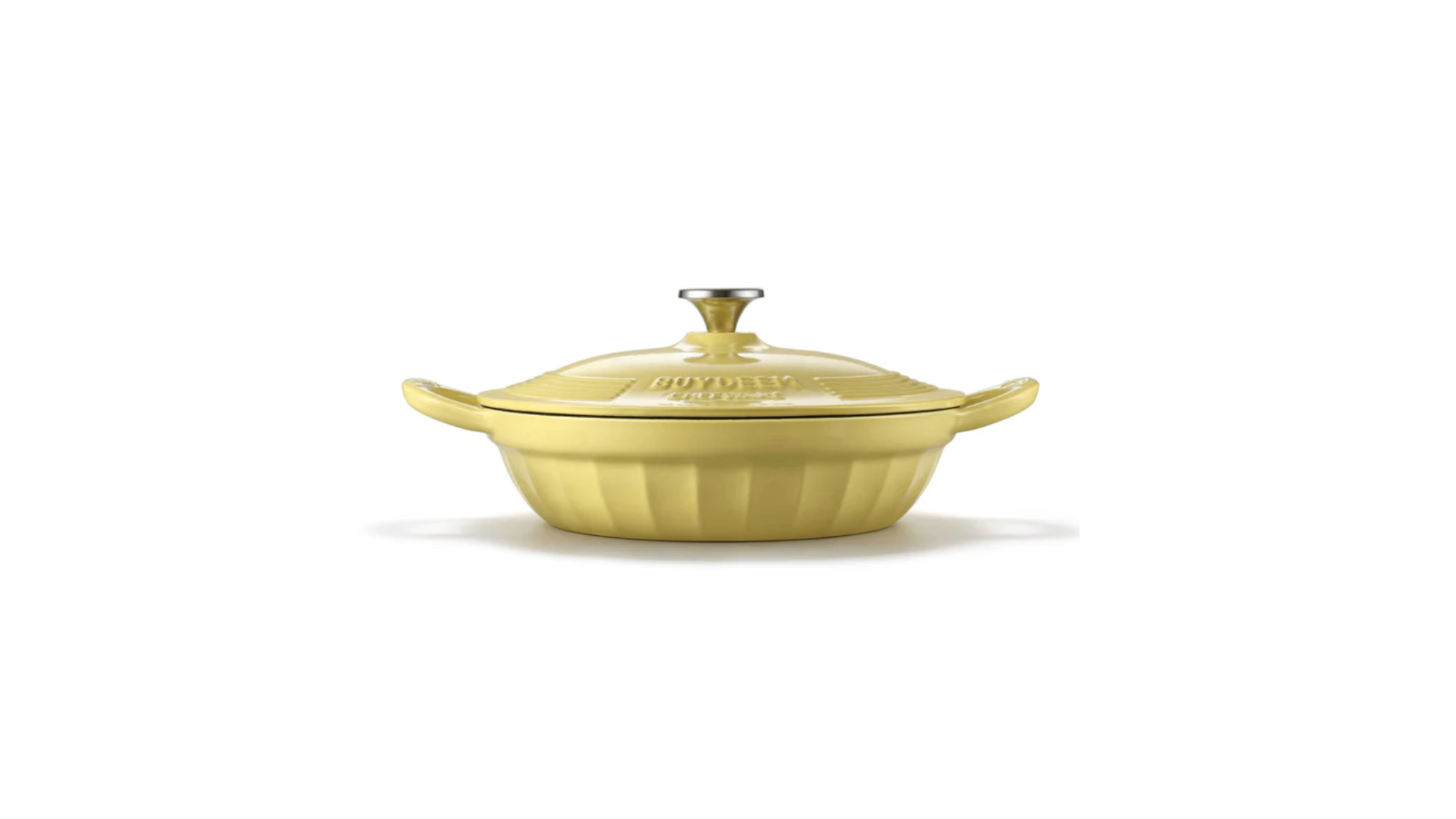 BUYDEEM CP581 Enameled Cast Iron Dutch Oven - Yellow