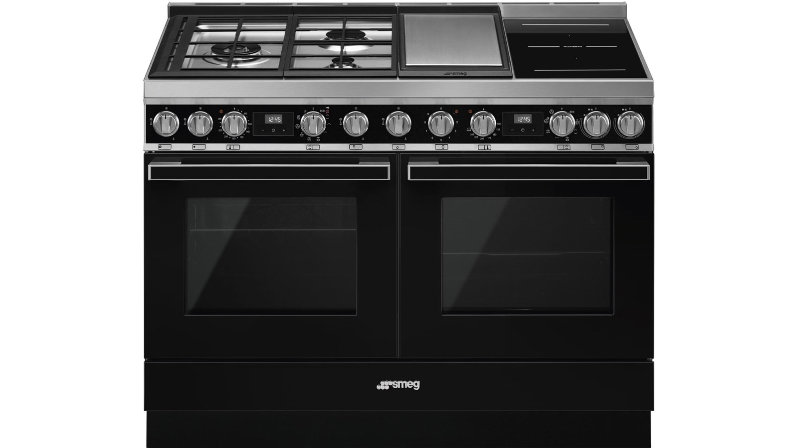 Smeg 1200mm Portofino Freestanding Cooker - Black