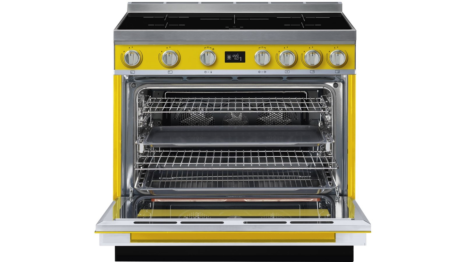 Smeg 900mm Portofino Pyrolytic Freestanding Cooker with Induction