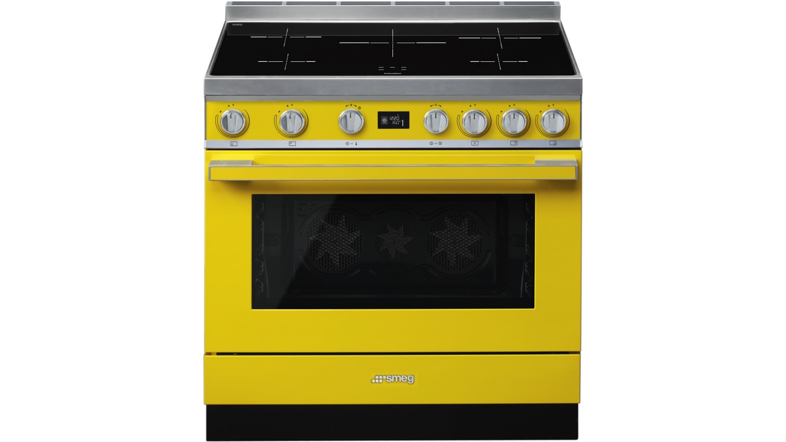 Smeg 900mm Portofino Pyrolytic Freestanding Cooker with Induction