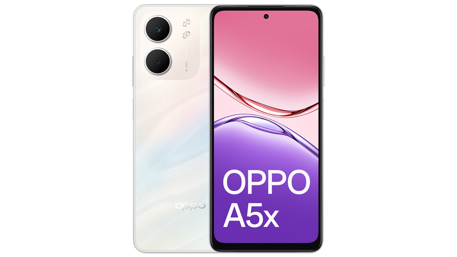 OPPO A5x 128GB - Laser White | Harvey Norman