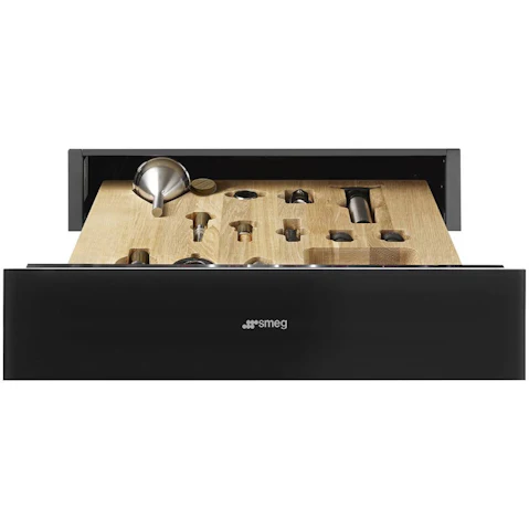 Smeg Linea 15cm Sommelier Drawer - Midnight Black