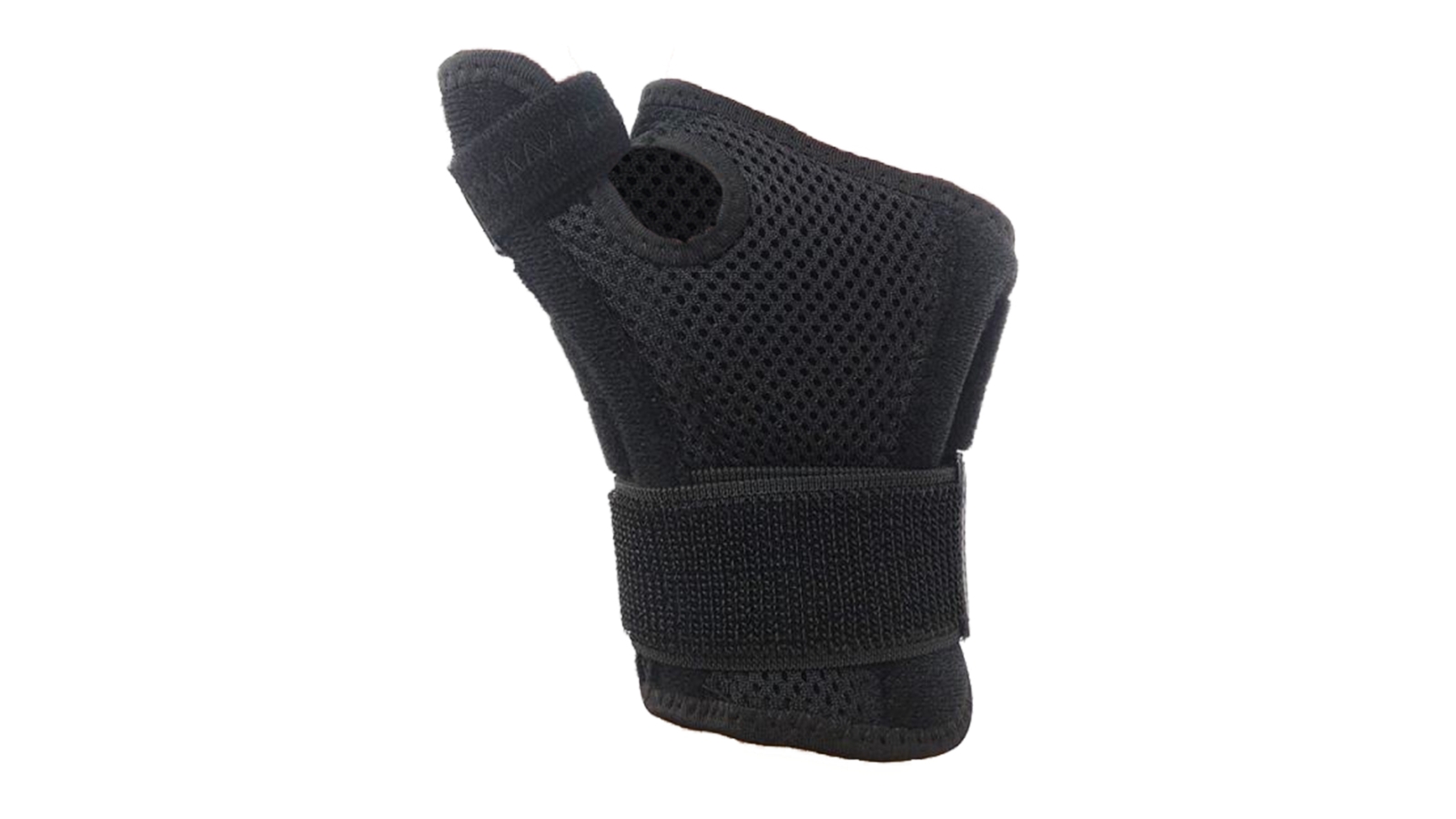 Serrano Thumb Stabiliser Brace Support Strap Splint Arthritic Sports - Black