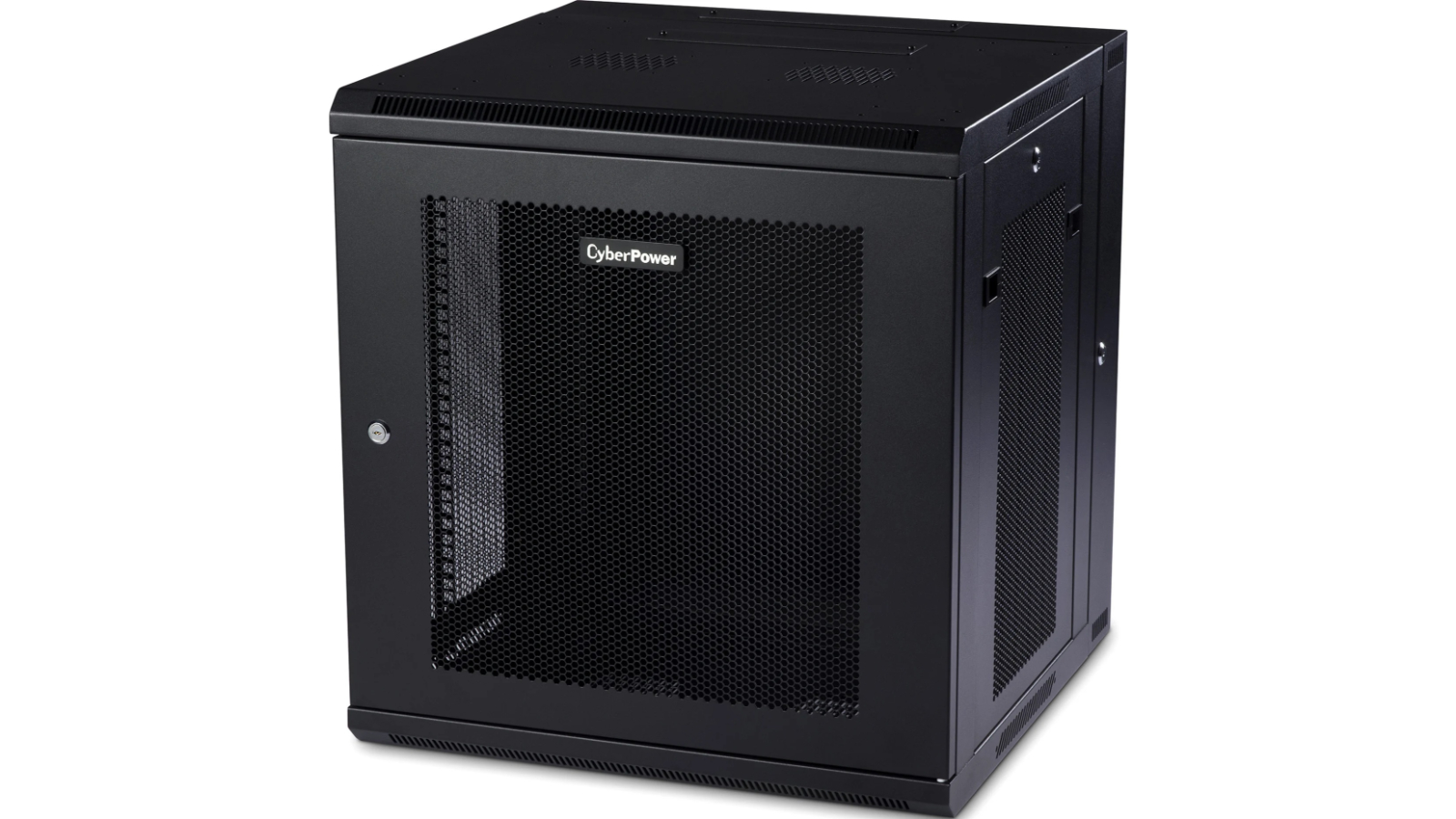 CyberPower 12U Swing-Out Rack Enclosure - Black | Harvey Norman