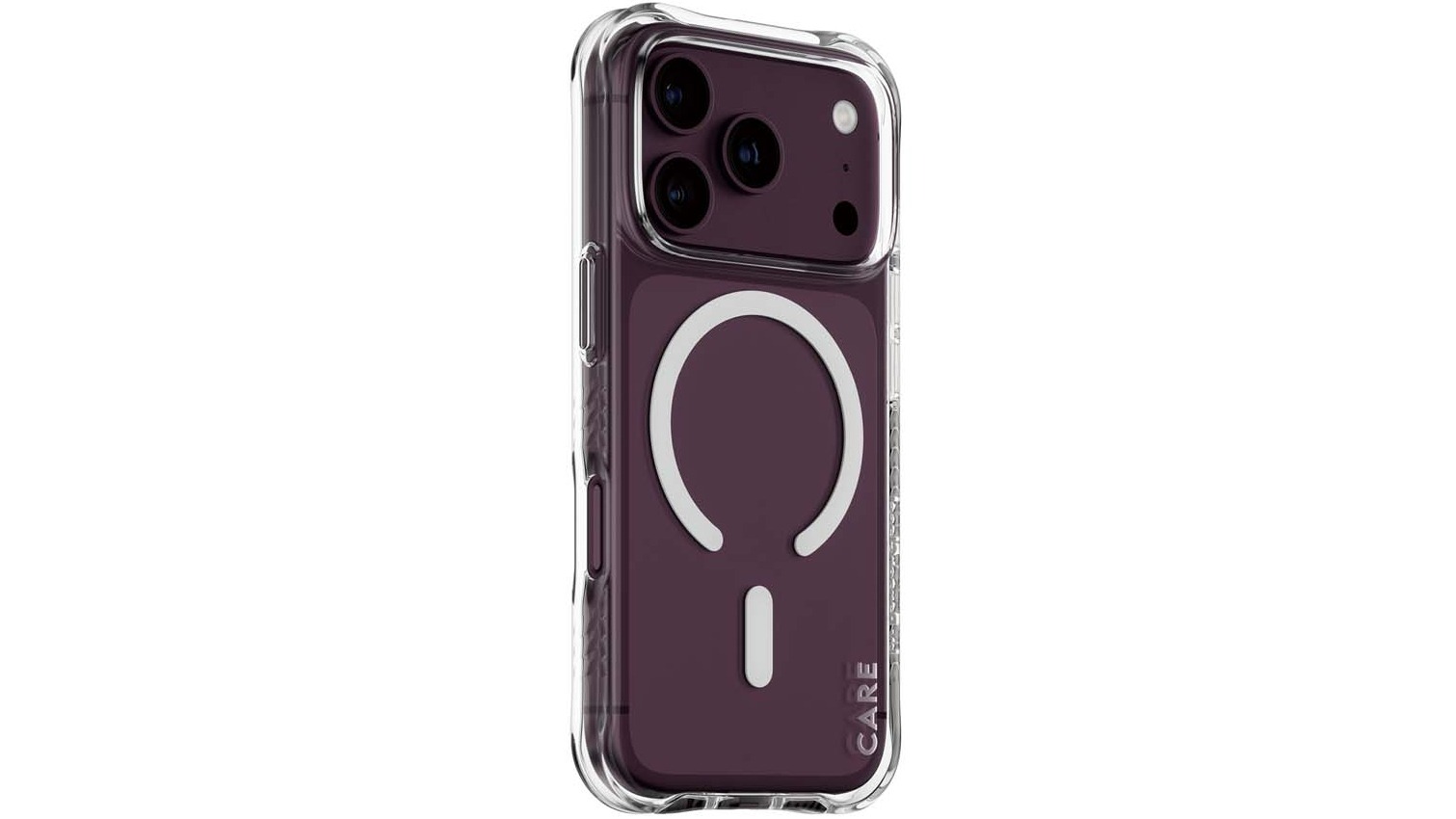 CARE by PanzerGlass Samba Case with MagSafe for iPhone 18 Pro/17 Pro - Transparent/White
