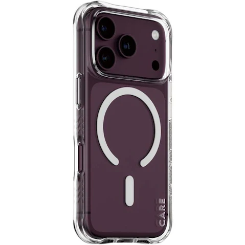 CARE by PanzerGlass Samba Case with MagSafe for iPhone 18 Pro/17 Pro - Transparent/White