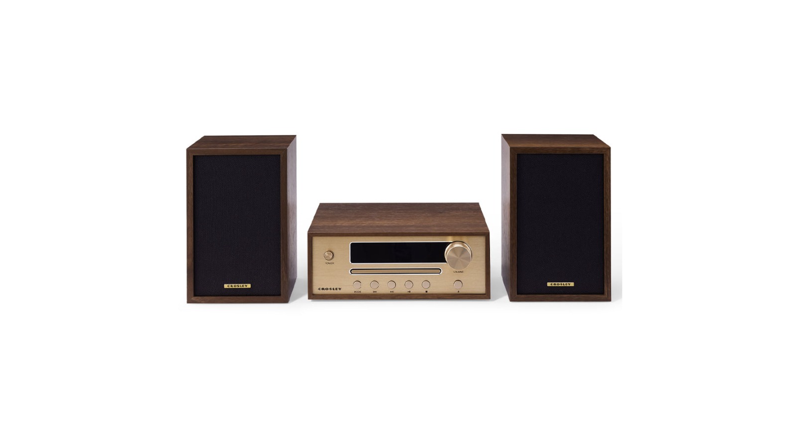 Crosley Parker Radio CD Player - Walnut