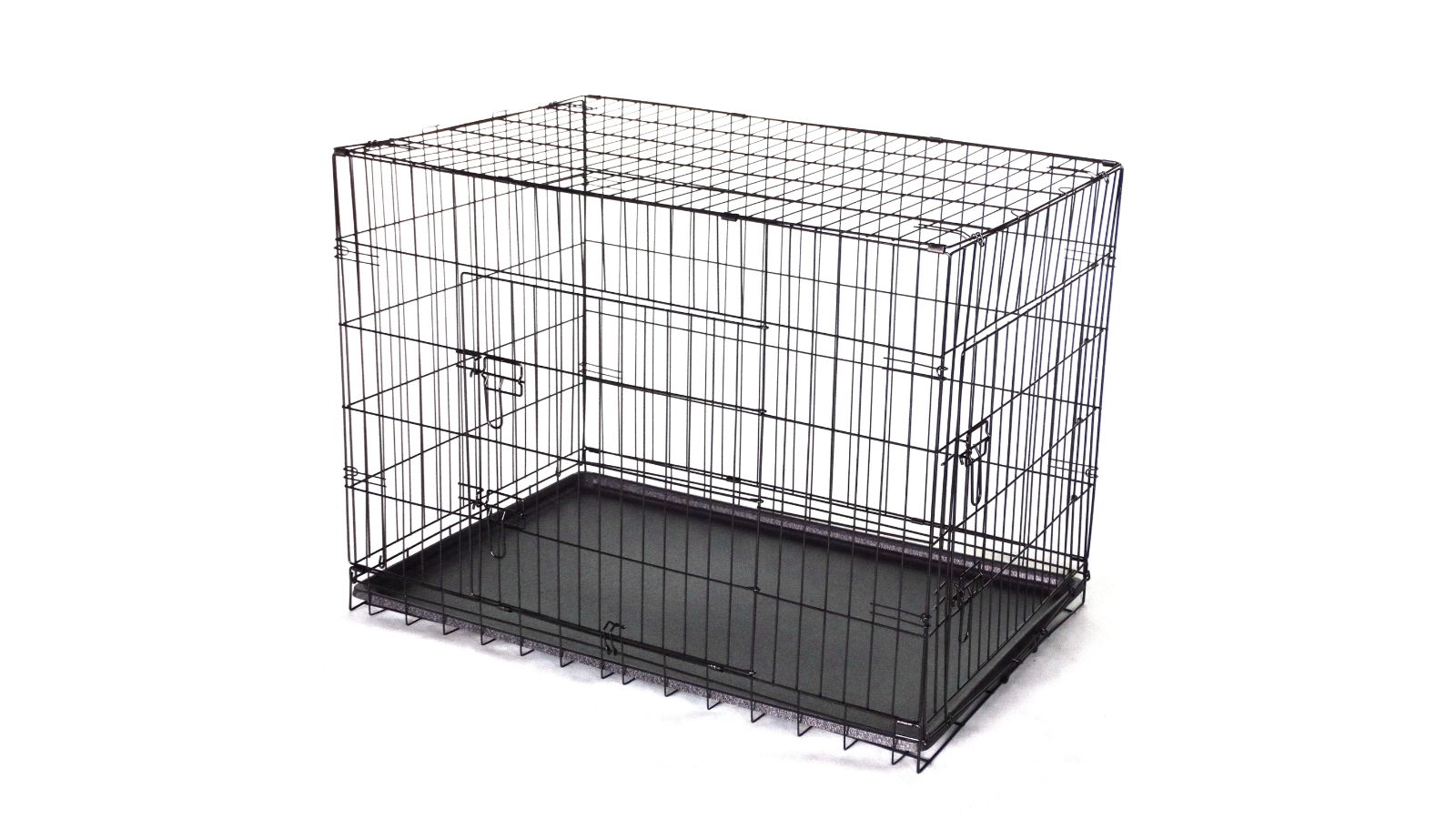 YES4PETS 42 Collapsible Metal Pet Cage with Divider