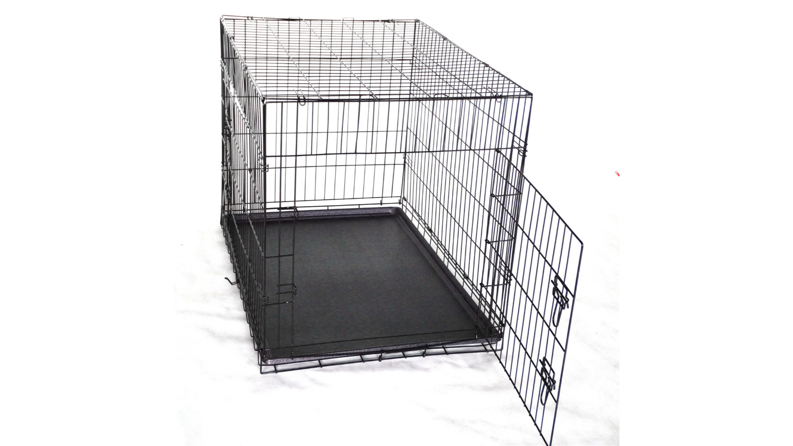 YES4PETS 48-inch Collapsible Metal Pet Crate Cage with Tray