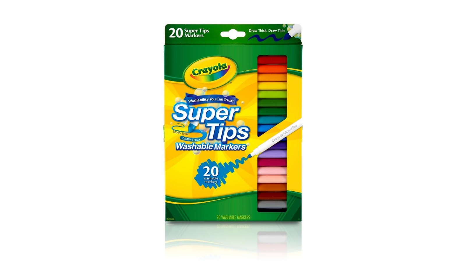 Crayola Bs588106 Super Tips Washable Markers - Pack of 20