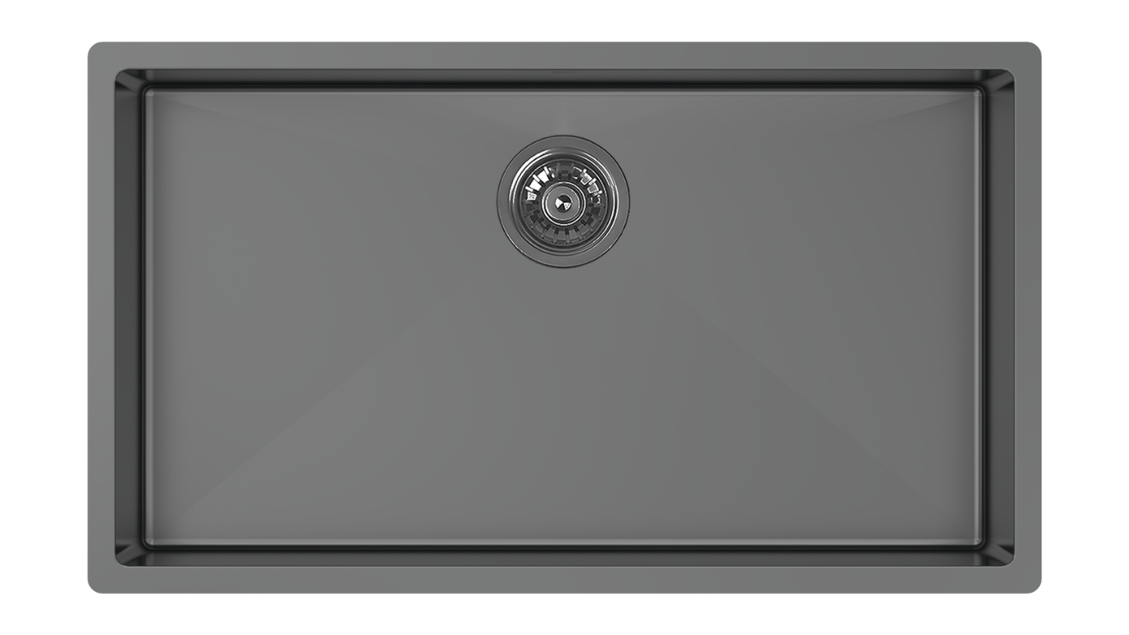 Abey Piazza Single Bowl 770 x 445 with Accessories - Black Pearl