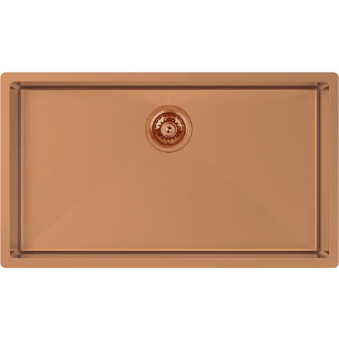 Abey Piazza Single Bowl 770 x 445 with Accessories - Copper