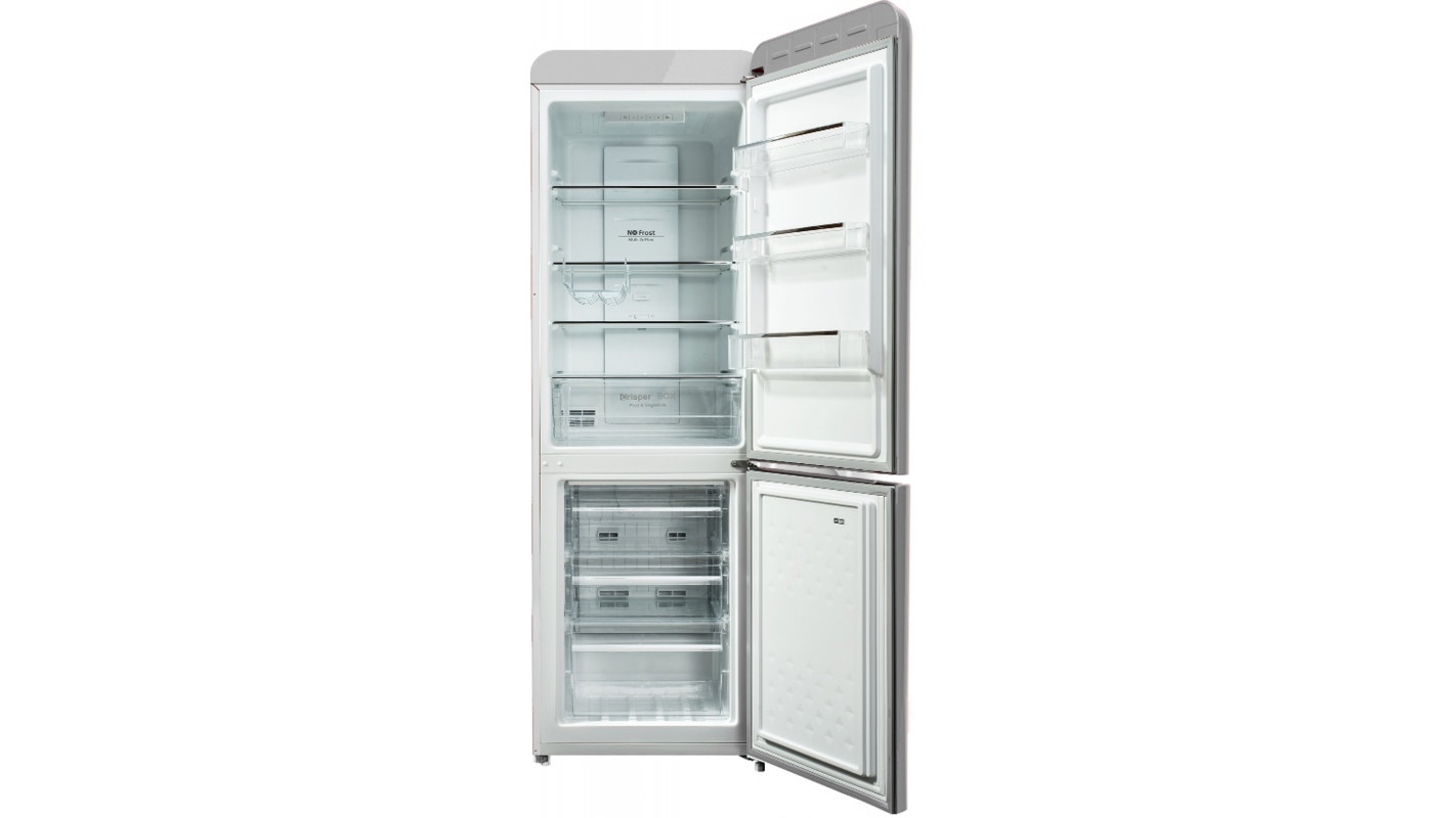 CHiQ 231L Retro Bottom Mount Fridge White Harvey Norman