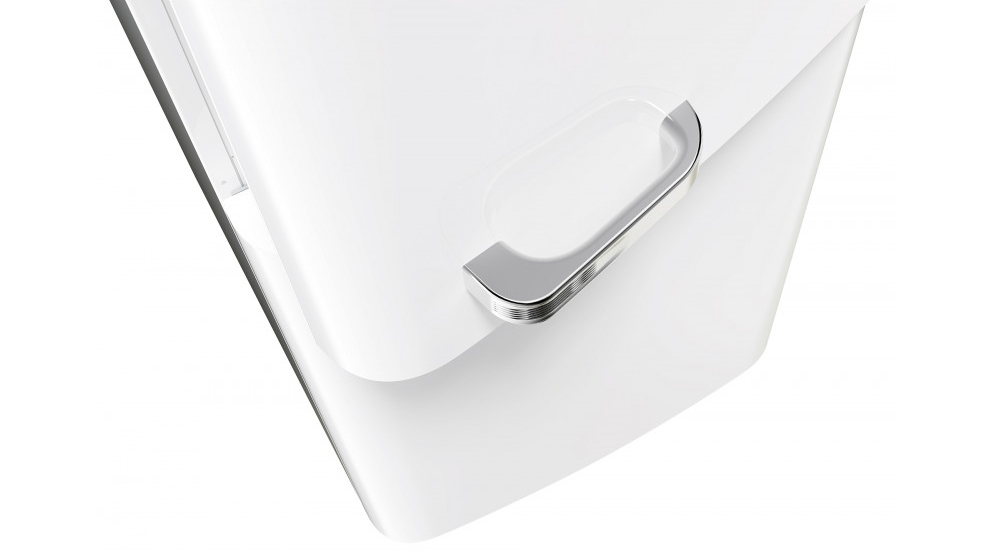 CHiQ 231L Retro Bottom Mount Fridge White Harvey Norman