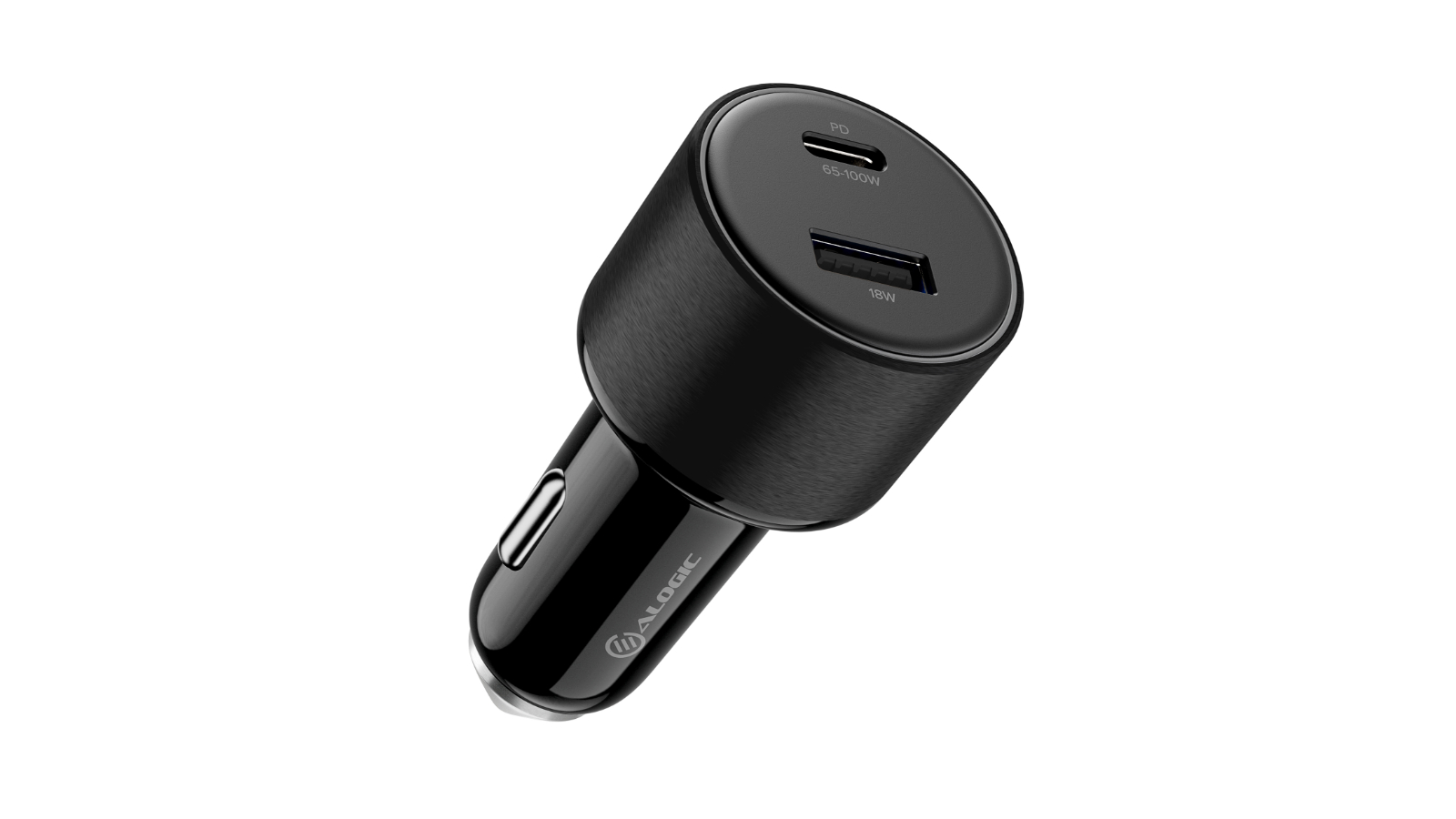Alogic Rapid Power 100W Car Charger with USB-C and USB-A Ports
