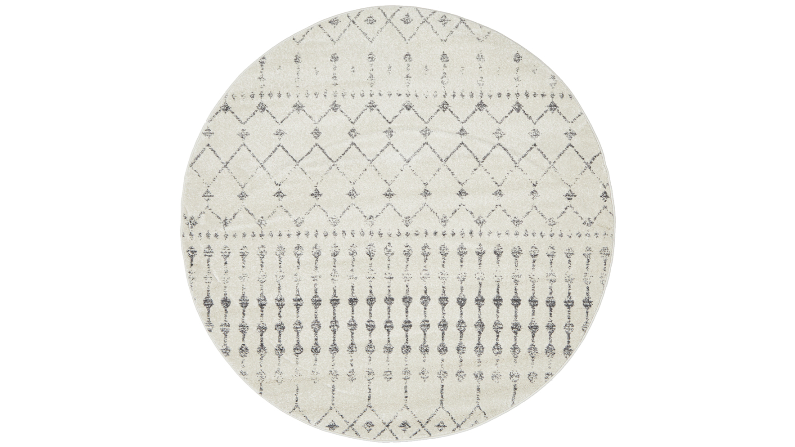 The Weave Studio Chromara Elsa Silver Round Rug - 240 x 240cm